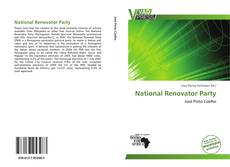 National Renovator Party kitap kapağı