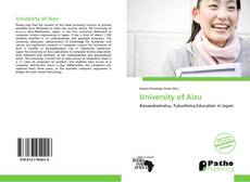 Bookcover of University of Aizu