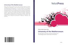 Portada del libro de University of the Mediterranean