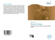 Capa do livro de Wayne College 
