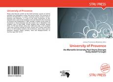 Bookcover of University of Provence