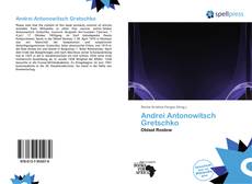 Capa do livro de Andrei Antonowitsch Gretschko 