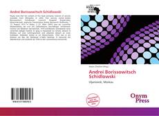 Capa do livro de Andrei Borissowitsch Schidlowski 