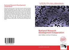 Bookcover of National Research Development Corporation