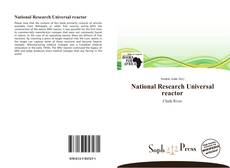 Couverture de National Research Universal reactor
