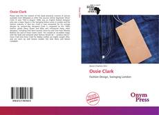 Ossie Clark kitap kapağı