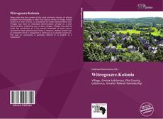 Witrogoszcz-Kolonia kitap kapağı