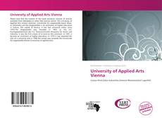 University of Applied Arts Vienna kitap kapağı