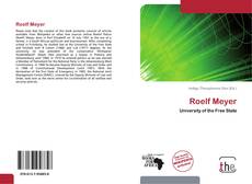 Bookcover of Roelf Meyer