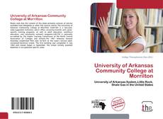 Couverture de University of Arkansas Community College at Morrilton