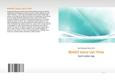 Roelof Jansz van Vries kitap kapağı