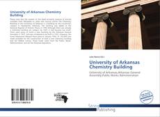 Portada del libro de University of Arkansas Chemistry Building