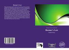 Roemer's Law kitap kapağı