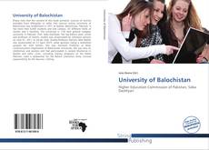 Bookcover of University of Balochistan