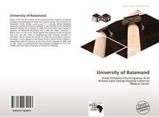 Обложка University of Balamand