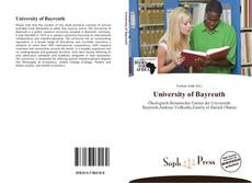 Bookcover of University of Bayreuth