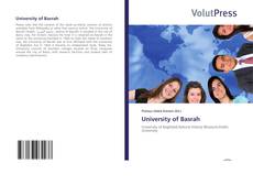 Capa do livro de University of Basrah 
