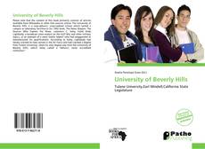 Buchcover von University of Beverly Hills