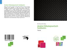 Buchcover von Andrei Nikolajewitsch Subbotin