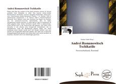Andrei Romanowitsch Tschikatilo kitap kapağı