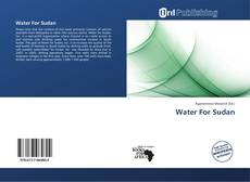 Copertina di Water For Sudan