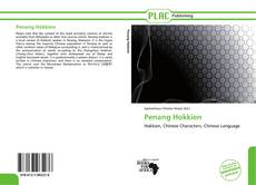 Bookcover of Penang Hokkien