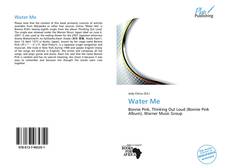Capa do livro de Water Me 