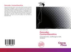 Capa do livro de Pencader, Carmarthenshire 