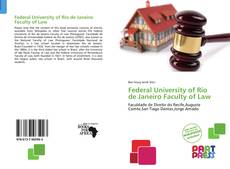 Federal University of Rio de Janeiro Faculty of Law kitap kapağı