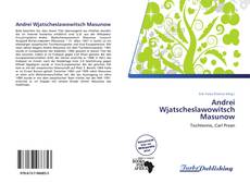 Andrei Wjatscheslawowitsch Masunow kitap kapağı