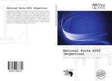 Capa do livro de National Route A006 (Argentina) 