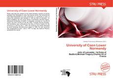 Bookcover of University of Caen Lower Normandy