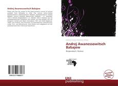 Capa do livro de Andrej Awanessowitsch Babajew 
