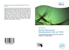 Water Resources Development Act of 1976 kitap kapağı