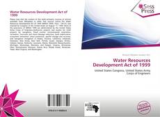 Bookcover of Water Resources Development Act of 1999
