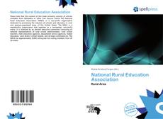 Couverture de National Rural Education Association