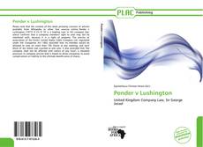 Capa do livro de Pender v Lushington 