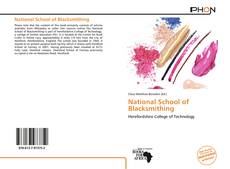 Bookcover of National School of Blacksmithing