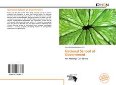 Bookcover of National School of Government