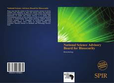 Bookcover of National Science Advisory Board for Biosecurity