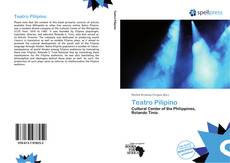 Buchcover von Teatro Pilipino