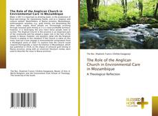 The Role of the Anglican Church in Environmental Care in Mozambique kitap kapağı