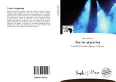 Capa do livro de Teatro Argentina 