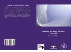 Bookcover of National Security Advisor (Canada)