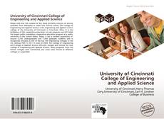 Buchcover von University of Cincinnati College of Engineering and Applied Science