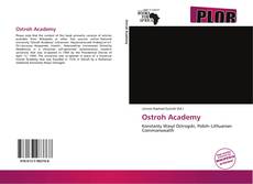 Capa do livro de Ostroh Academy 