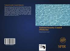 Bookcover of National Security Council (Malaysia)
