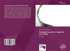 Bookcover of National Security Council of Sri Lanka