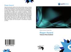 Roger Award kitap kapağı