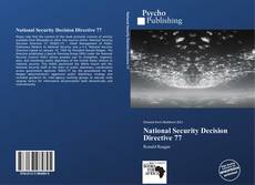 Borítókép a  National Security Decision Directive 77 - hoz